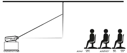 ULTIMEA Apollo P20 Portable Projector - table mount 2