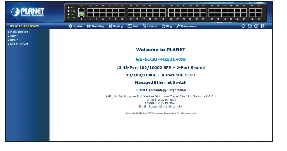 Planet-Technology-GS-6320-46S2C4XR-4-Port-10G SFP+ Managed-Switch- (11)