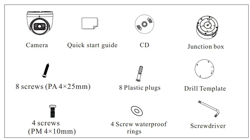 speco technologies O4T7N Network Camera - Package