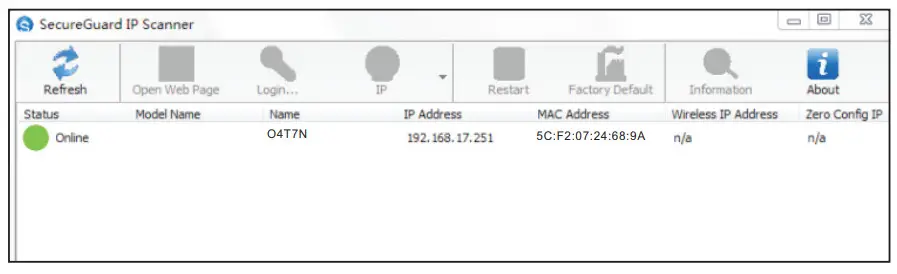 speco technologies O4T7N Network Camera - app
