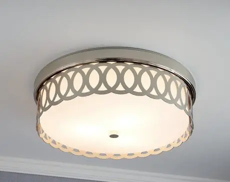 SIGNATURE HARDWARE 440714 Spotswood Flush Mount Light-feature