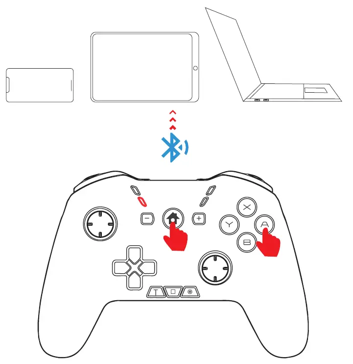 UNIHOW HD-6500 Wireless Gaming Controller 15