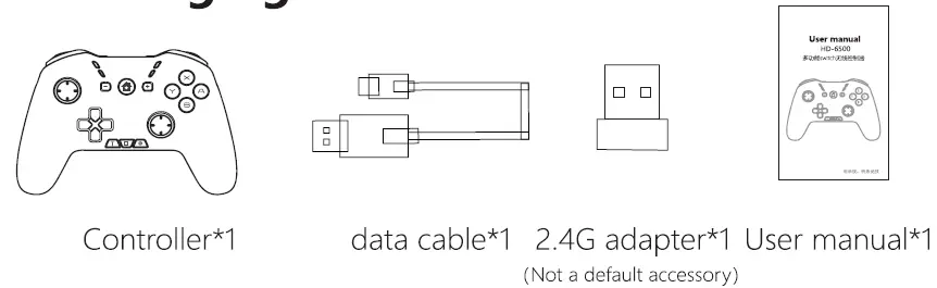 UNIHOW HD-6500 Wireless Gaming Controller 26