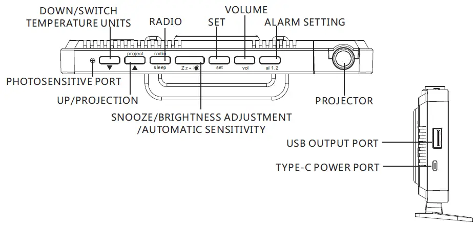 Banggood-TS-9210-Radio-Mirror-Projection-Clock-FIG-4