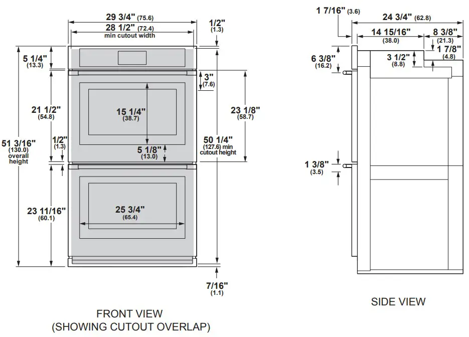 OVERALL DIMENSIONS