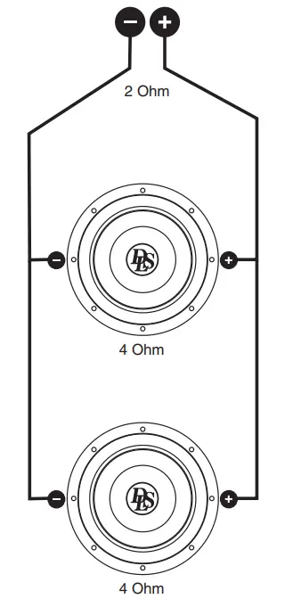 DLS PS10 Performance Subwoofers - Parallel connection