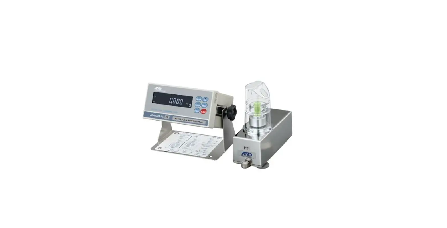 A D Weighing Ad-4212b-pt Pipette Accuracy Tester Instruction Manual