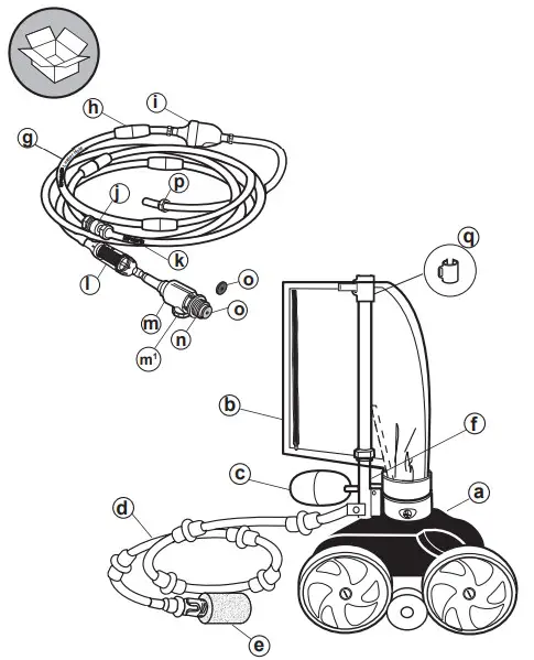 Polaris TR28P Pressure-Side Pool Cleaner - fig 1