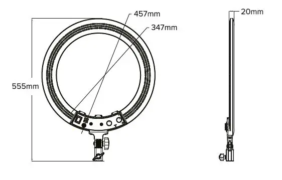 Newell-RL-18A-LED-Ring-Light-fig-2