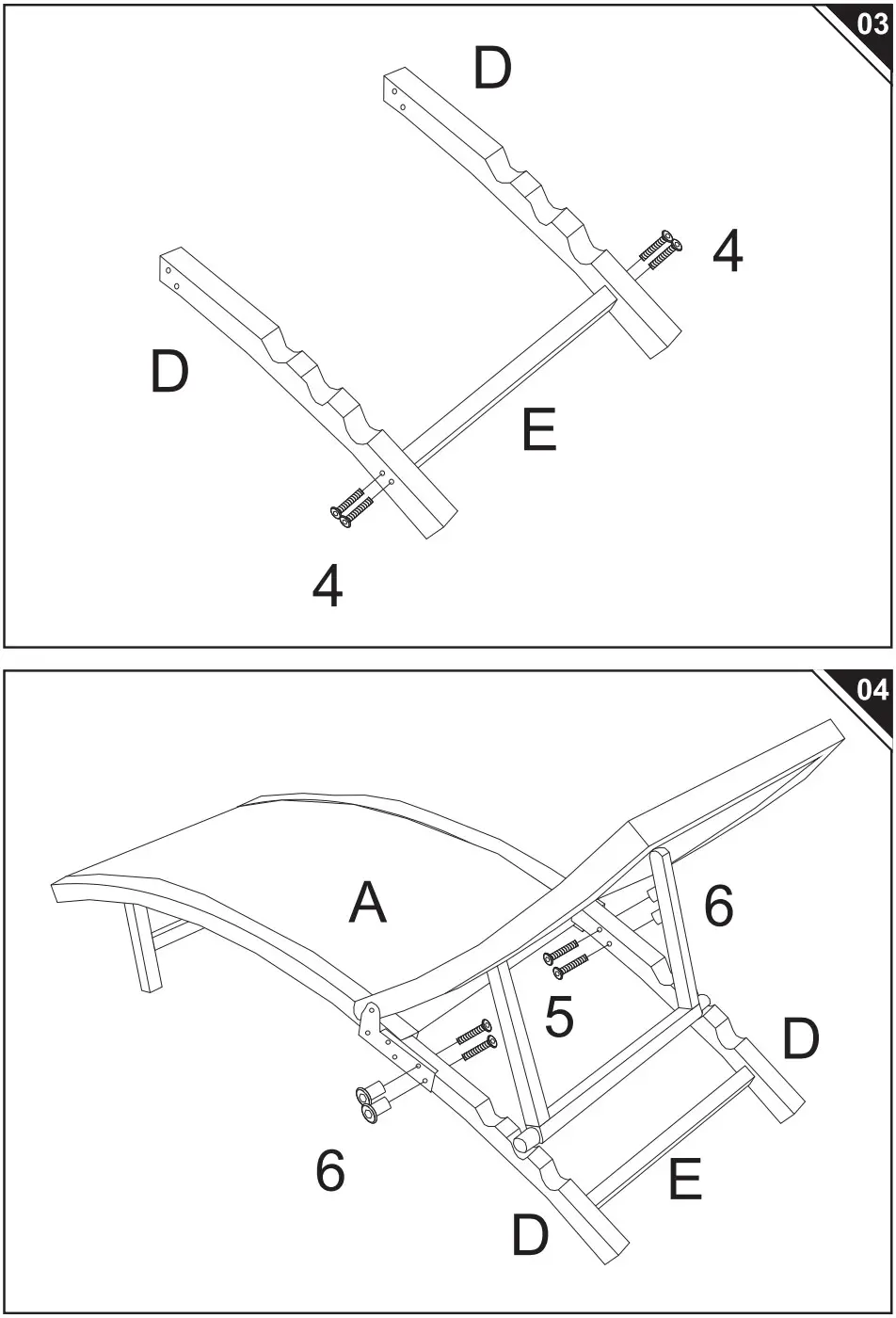 Outsunny 84B 912 Reclining Sun Lounger Chair - FIGURE 2