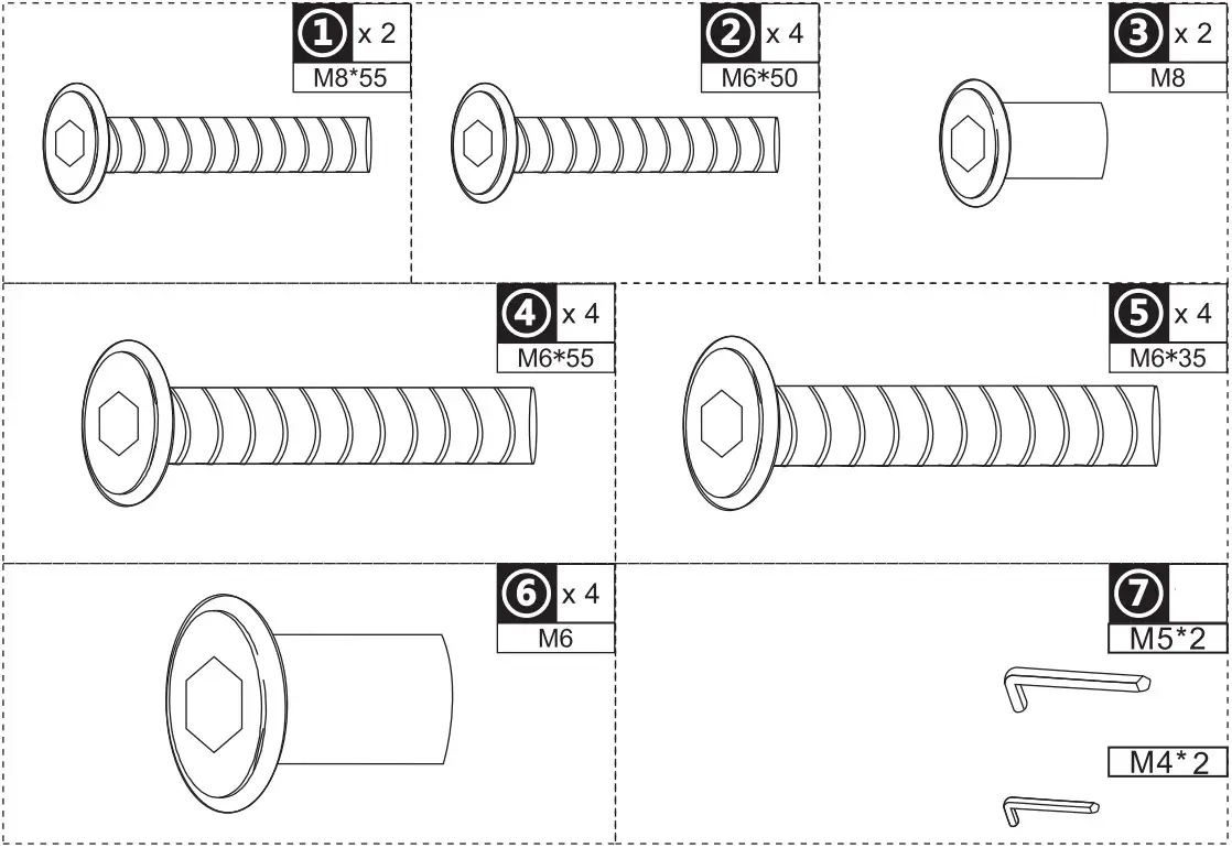 Outsunny 84B 912 Reclining Sun Lounger Chair - HARDWARE