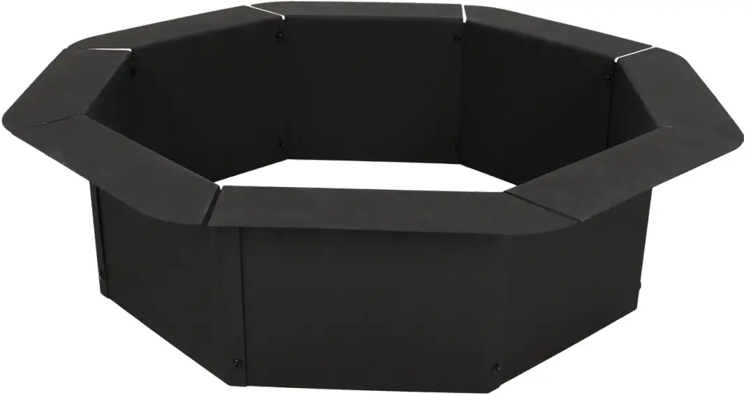 Sunnydaze Decor NB-OFPRHD37 Octagon Heavy Duty Fire Pit Rim