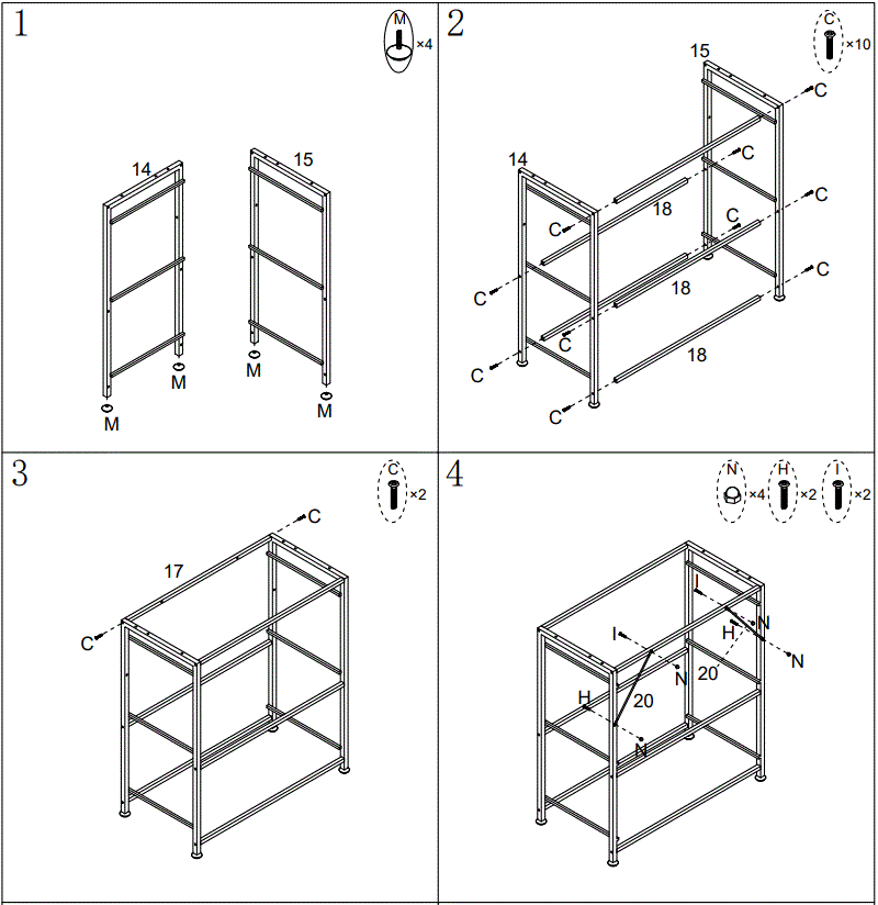 Tribesigns-HD-JW0363Y-Bachel-Vintage-Brown-Baker-s-Rack-fig-5
