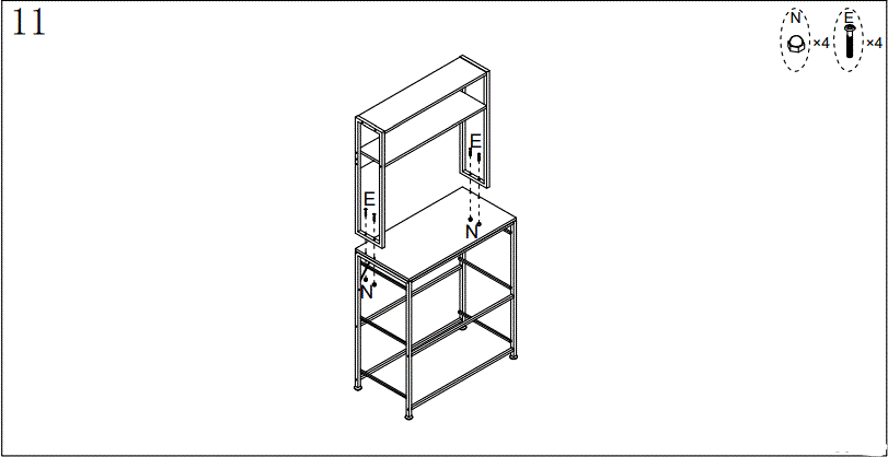 Tribesigns-HD-JW0363Y-Bachel-Vintage-Brown-Baker-s-Rack-fig-8