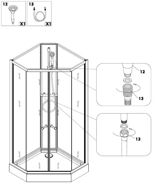 Lyfco-206-6-95-Hexagonal-Shower-Cubicle-fig-7