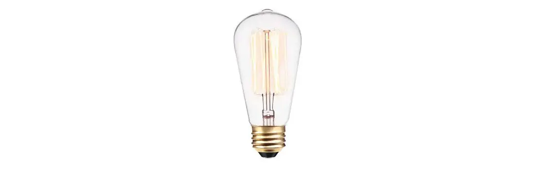 River Of Goods E26 Type A.60w Led Filament Light Bulbs Instruction Manual