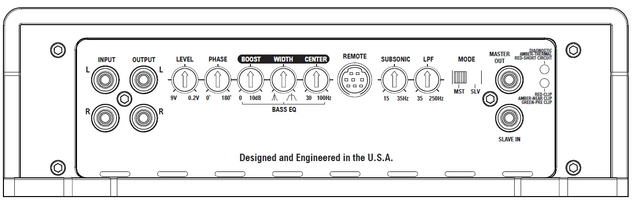 Hifonics HFEQ Crossover Line Driver Amplifier-fig- (4)