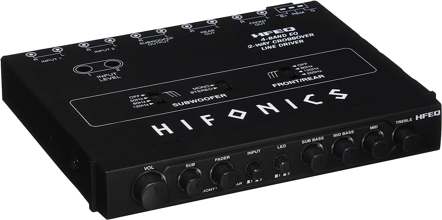 Hifonics HFEQ Crossover Line Driver Amplifier-product