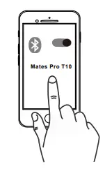 MatesPro T10 Wireless Earbuds - setup2