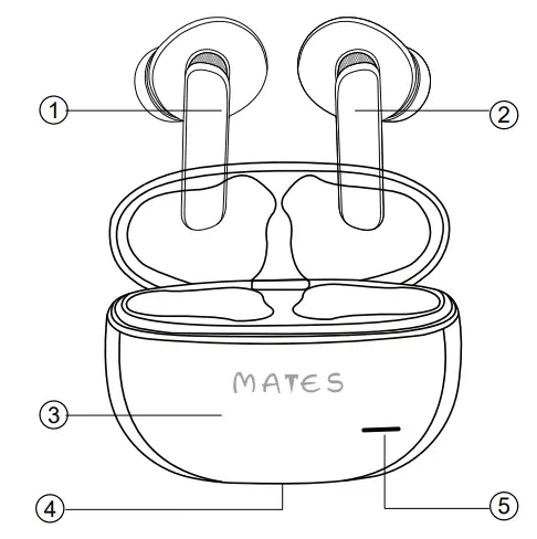 MatesPro T10 Wireless Earbuds - setup3