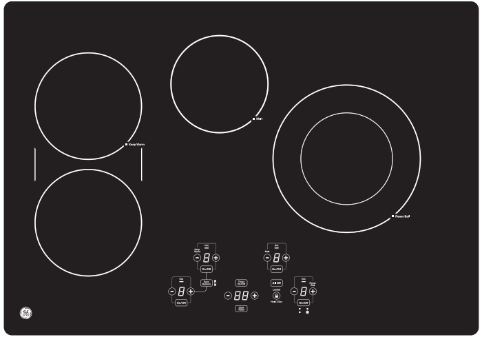 GE Profile JP5030DJ 30 Inch Built In Touch-Control Electric Cooktop - FEATURES AND BENEFITS