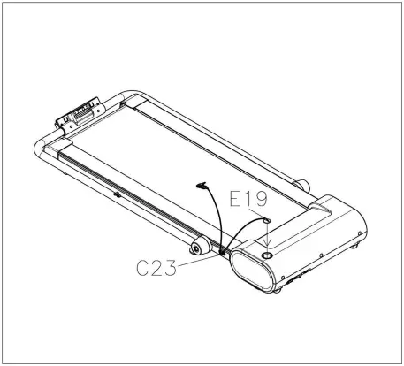 SUNNY HEALTH FITNESS SF T722072 Nimble Smart Compact Treadpad Treadmill - MACHINE 4