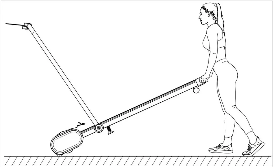 SUNNY HEALTH FITNESS SF T722072 Nimble Smart Compact Treadpad Treadmill - MACHINE 6