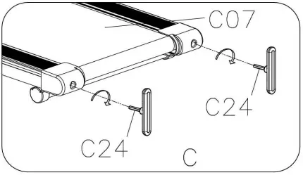 SUNNY HEALTH FITNESS SF T722072 Nimble Smart Compact Treadpad Treadmill - MAINTENANCE 3