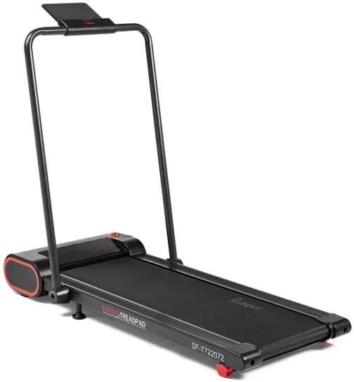 SUNNY HEALTH FITNESS SF T722072 Nimble Smart Compact Treadpad Treadmill