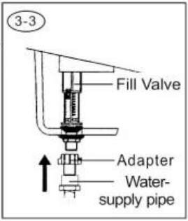 Beba 26914A Dual Flush Valve - Fill valve 3