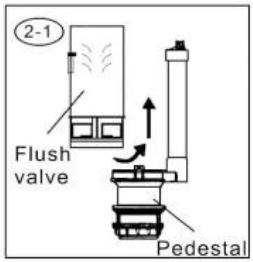 Beba 26914A Dual Flush Valve - valve installation 6