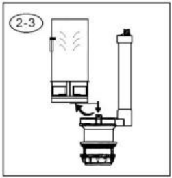 Beba 26914A Dual Flush Valve - valve installation 8