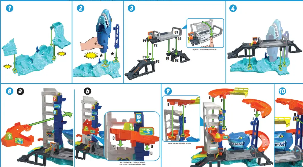 HOT WHeeLs HDP06 4B71 Track Set - FIG 1