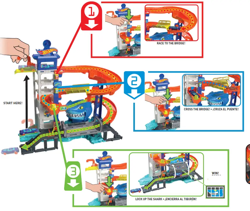 HOT WHeeLs HDP06 4B71 Track Set - FIG 4