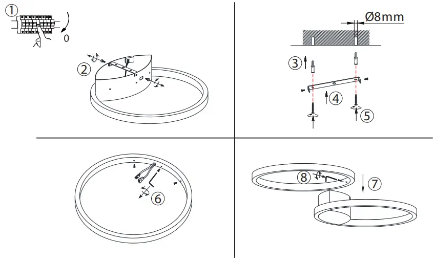 Paul Neuhaus 836661 Q-MARKO Ceiling Light - fig 5