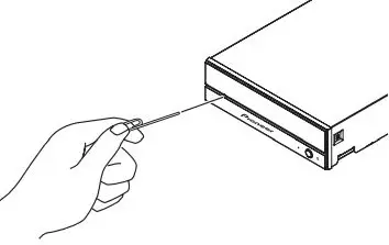 Pioneer BDR-S13U-X Computer Videophiles Internal BD DVD CD Owner's Manual - Forcefully ejecting the disc