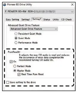 Pioneer BDR-S13U-X Computer Videophiles Internal BD DVD CD Owner's Manual - Using Pure Read