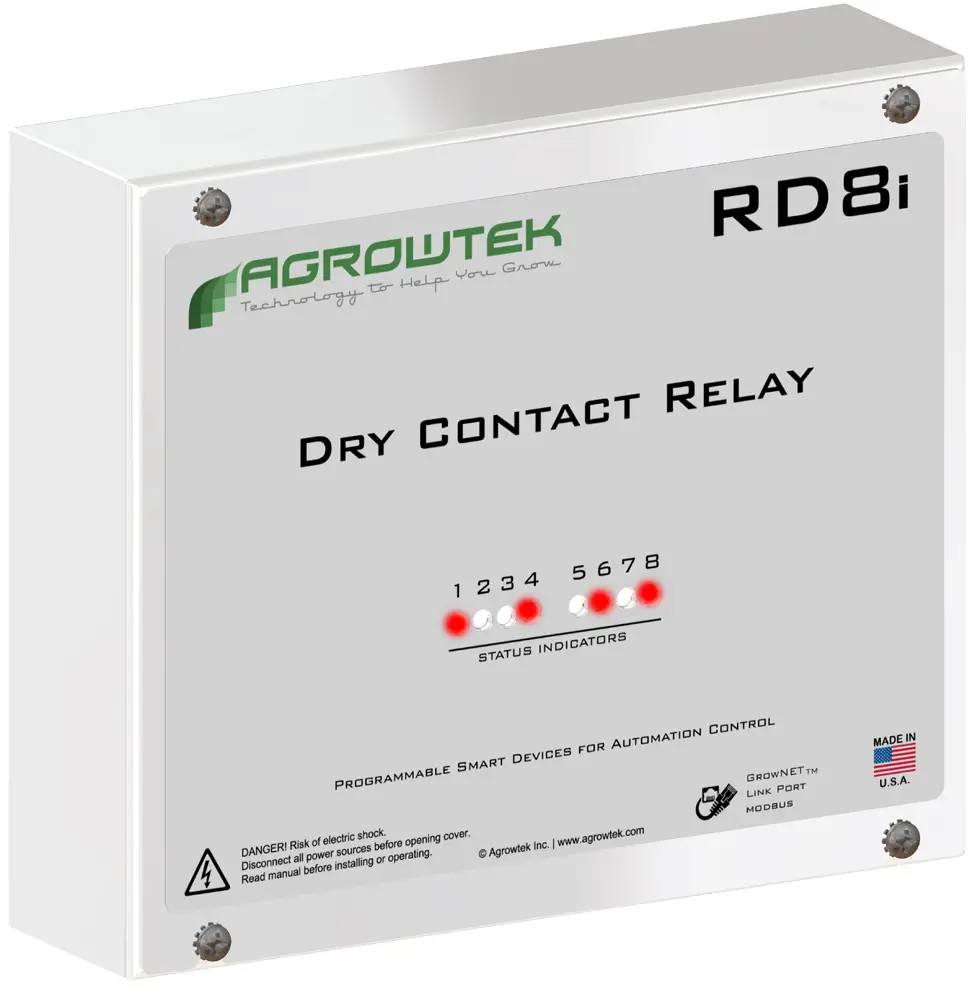 AGROWTEK RD8i Digital Intelligent Dry Contact Relay