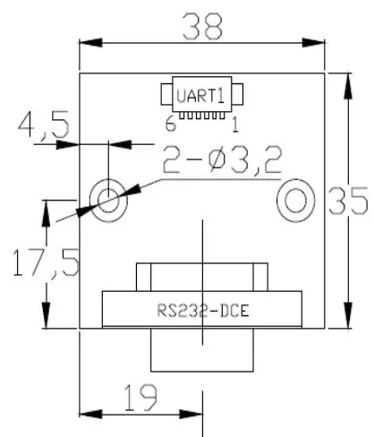 FORENEX-FR-DTE-R232-Breakout-Board-fig 2
