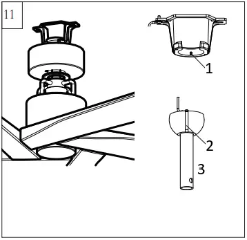 VISUAL COMFORT Co 5ASPR70 Aspen 70 Inch Ceiling Fan A11