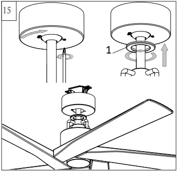 VISUAL COMFORT Co 5ASPR70 Aspen 70 Inch Ceiling Fan A15a