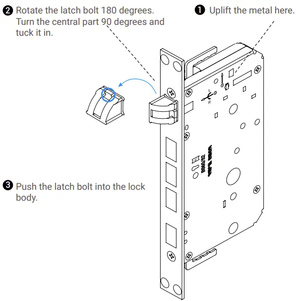 Switch Lock Latch Bolt
