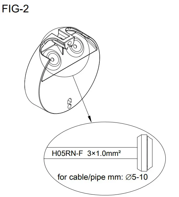 HALCYON EX912 B34 2.5W Low Glare Wall Eyelid Select Luminaire - parts 2