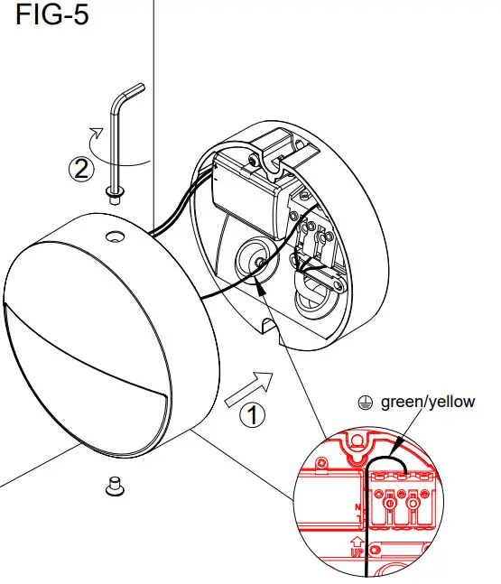 HALCYON EX912 B34 2.5W Low Glare Wall Eyelid Select Luminaire - parts 6