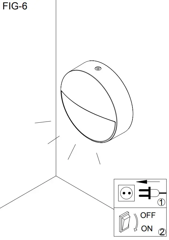 HALCYON EX912 B34 2.5W Low Glare Wall Eyelid Select Luminaire - parts 7