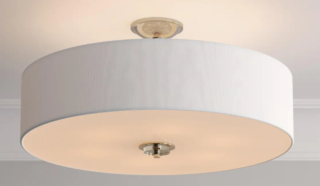 Signature Hardware 440804 Bankloft 1-light Polished Nickel Incandescent Flush Mount Light Owner's Manual