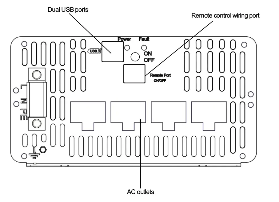 ROARBATT B09K3DKNVF Pure Sine Wave Power Inverter 1