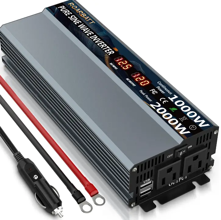 ROARBATT B09K3DKNVF Pure Sine Wave Power Inverter