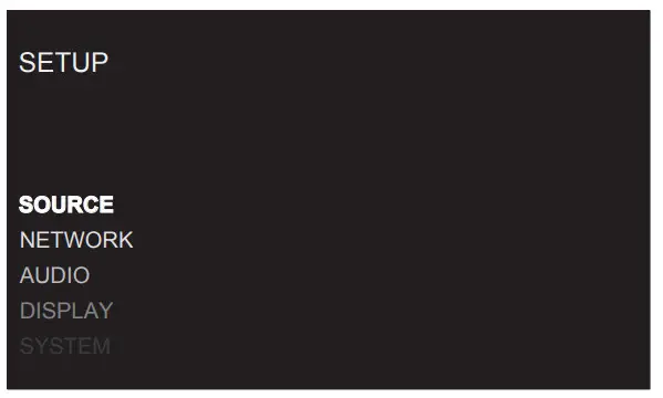 ROTEL X3MICHIS2 Michi X3 Series 2 Stereo Integrated Amplifier - Main Menu