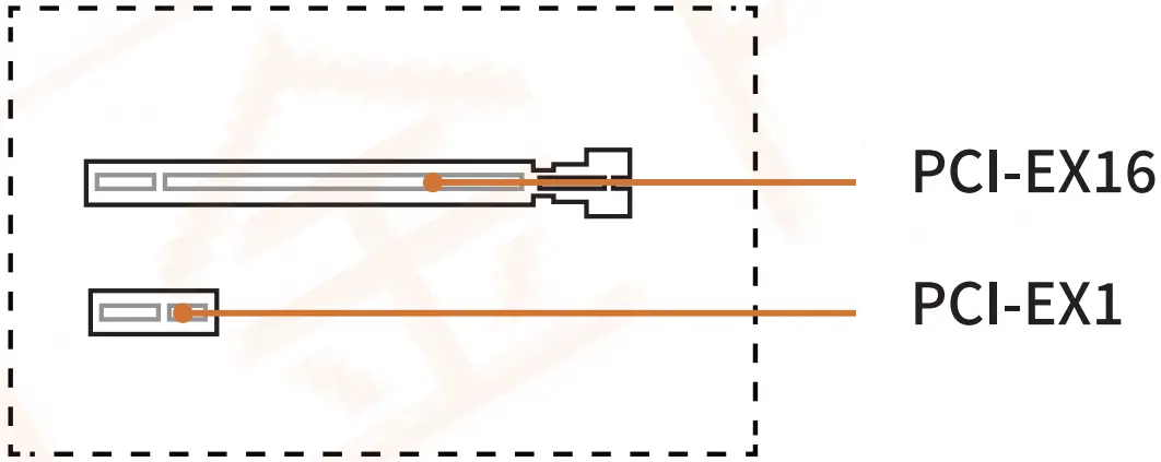 HUANANZHI H61 PLUS Motherboard - PCI-E Slot